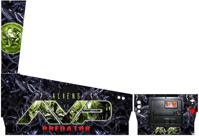 Virtual Pinball U.S.A Alien vs Predator-Pinball Theme