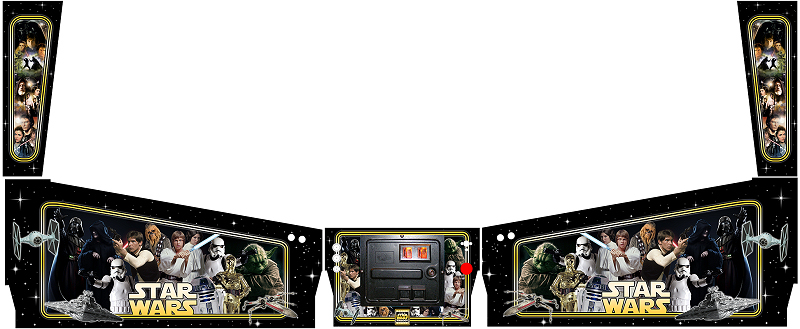 Virtual Pinball U.S.A StarWars Trilogy-Pinball Theme